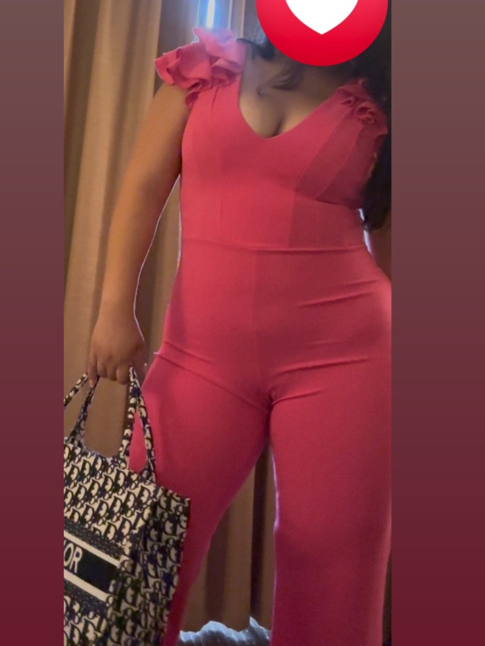 Pink jumpsuit